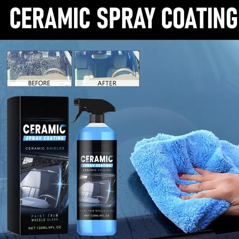 120ml Detergente per vetri Spray Auto Nano Agente di rivestimento Rivestimento Liquido Idrofobico Anti-Graffio Cera per auto Rivestimento per lucidatura per auto