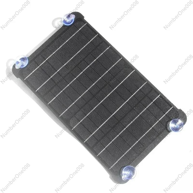 Caricatore Solare 15W, Pannello Solare Portatile con Uscita USB-C/USB 5V per Ricarica Telefono, Caricabatterie Solare Pieghevole Impermeabile