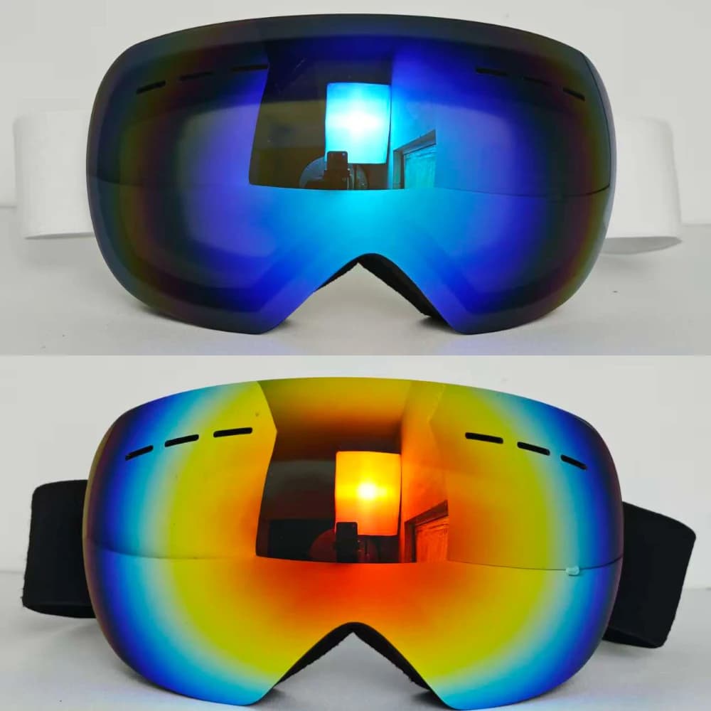 Occhiali da Sci per Sport Invernali, Lenti HD Traspiranti, Antivento, Antipolvere, Antisabbia, Accessori Protettivi per Snowboard per Uomini e Donne