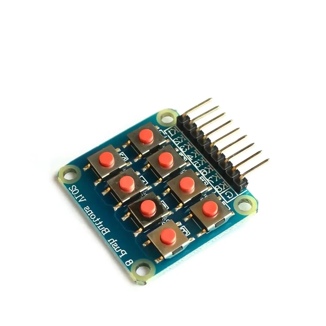 2x4-Tastierino-4x2 Keyboard 8 buttons V1.00 Keyboard for Arduino AVR PIC Module 2*4 AVR PIC