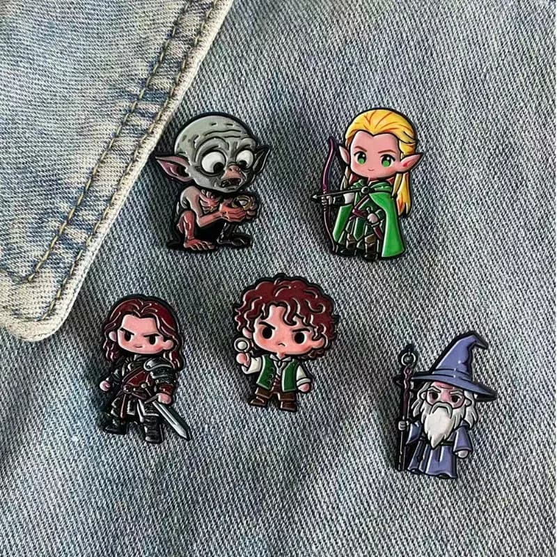 Cartoon Brooch Lapel Pin Badge on Backpack Anime Movie Figures Enamel Pins Clothing Accessories Fashion brooch decoration Gifts