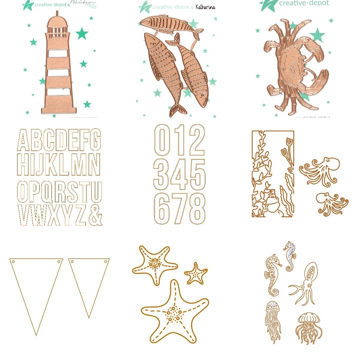 Seed and Shell Stamps 2026 NEW Cutting Dies Scrapbook Diary Decoration Stencil Embossing Template DIY Greeting Card Handmade