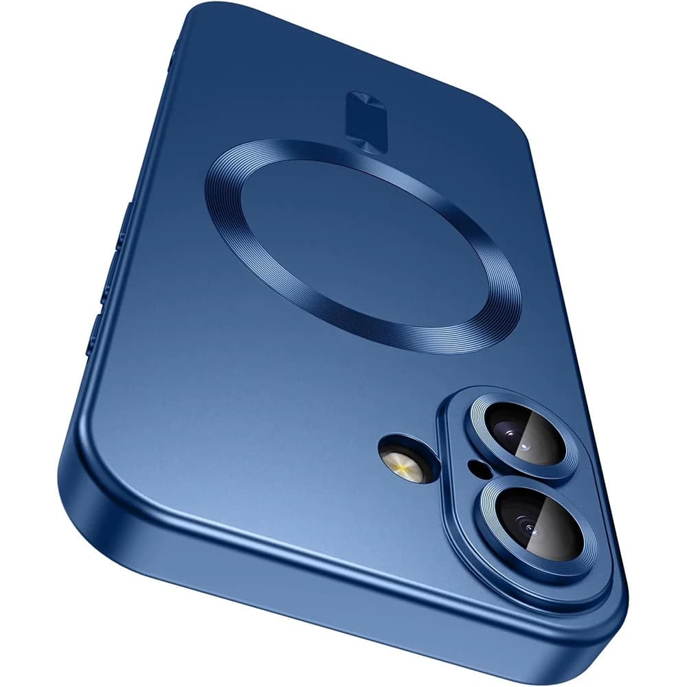 Custodie per telefono con ricarica wireless magnetica MagSafe per iPhone 16 15 14 13 12 11 Pro Max Plus, cover posteriore per fotocamera, accessori