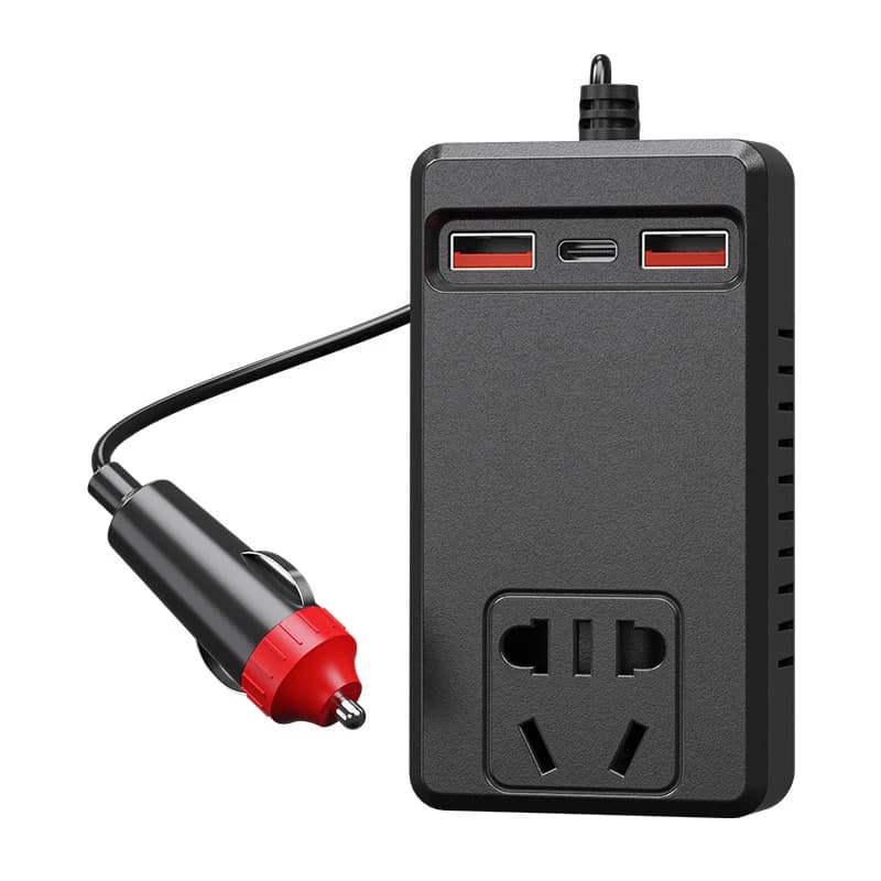 Universale Auto Inverter DC 12V/24V A 110V/220V Auto Convertitore di Potenza Adattatore USB Tipo C Caricabatterie Auto Inverter Per IPhone