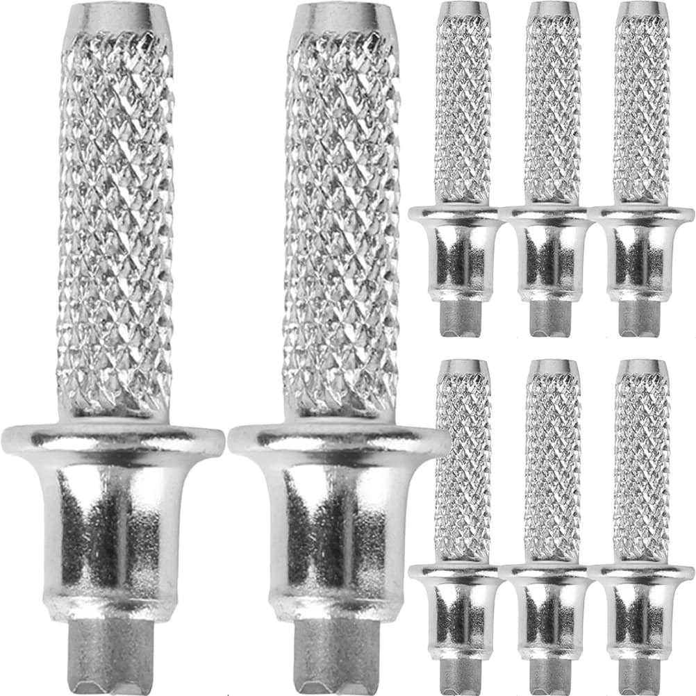 8 pieces tip for trek rod tungsten steel walking stick mountaineering supply replacement for foot for titanium trekking rod