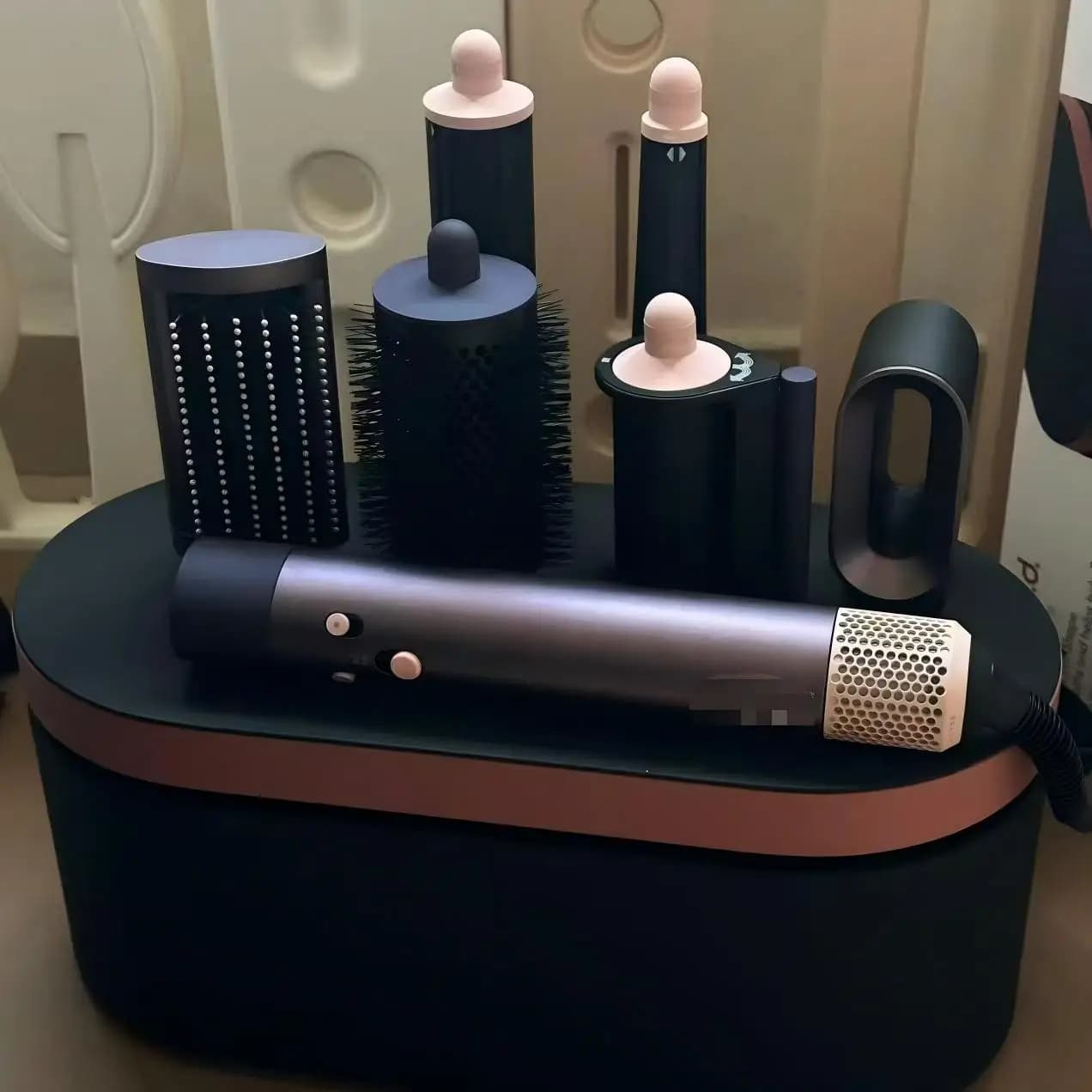 Ferro Arricciacapelli Multifunzione 6-in-1 con Custodia in Pelle e Accessori Conda2x, Ferro Arricciacapelli Professionale