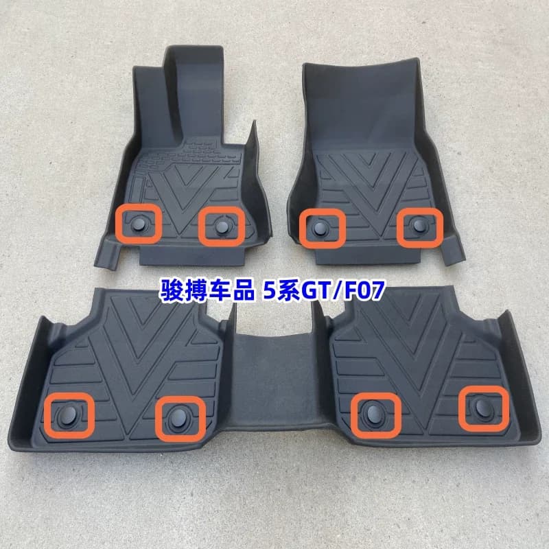 Car Floor Mat for BMW 5 Series GT 528i 535i F07 TPE 3D TPECar Foot Mat Waterproor Carpets