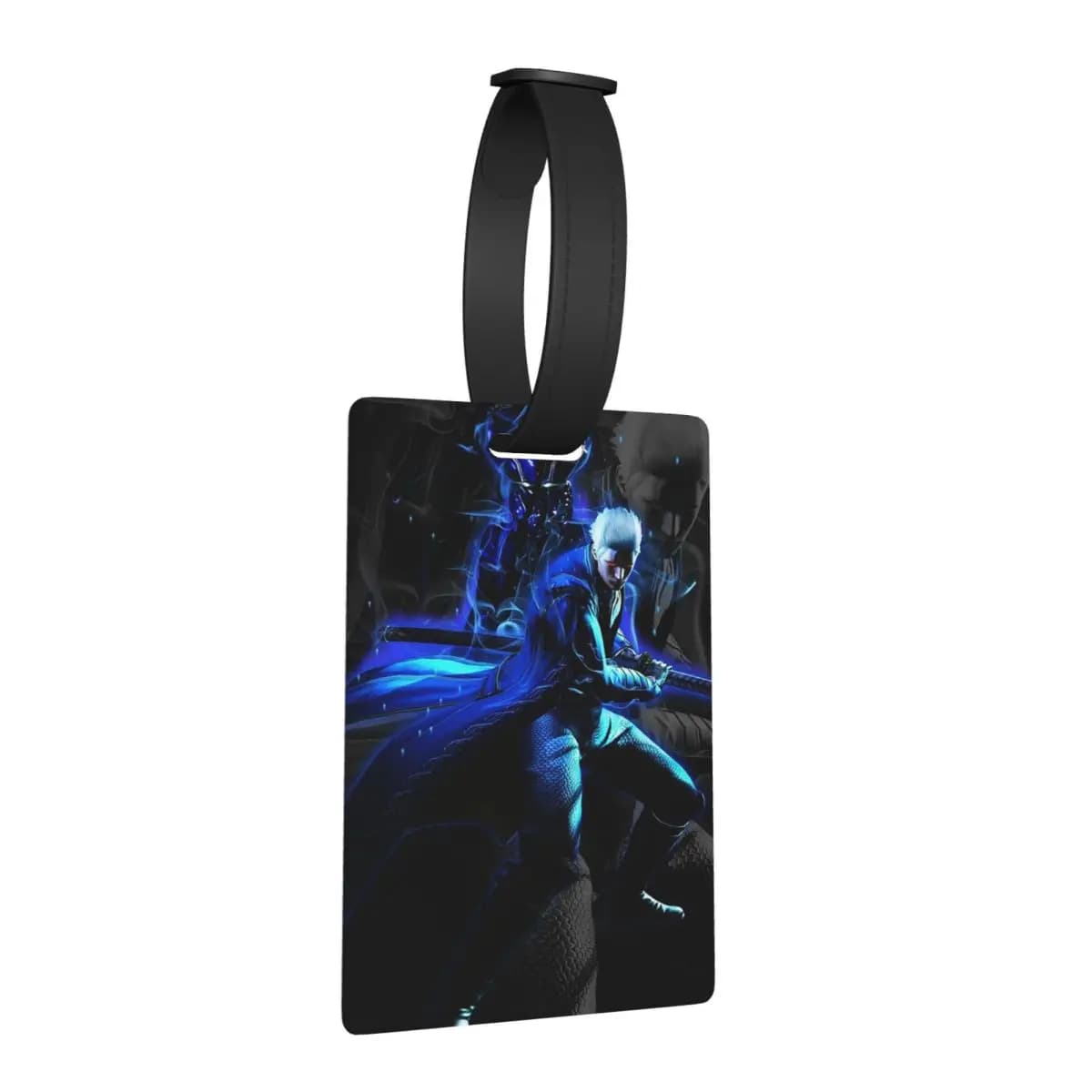 Etichette per Bagagli di Vergil dalla Serie Devil May Cry, Accessori per Valigie, Etichetta per Bagaglio da Viaggio, Porta Nome e Indirizzo