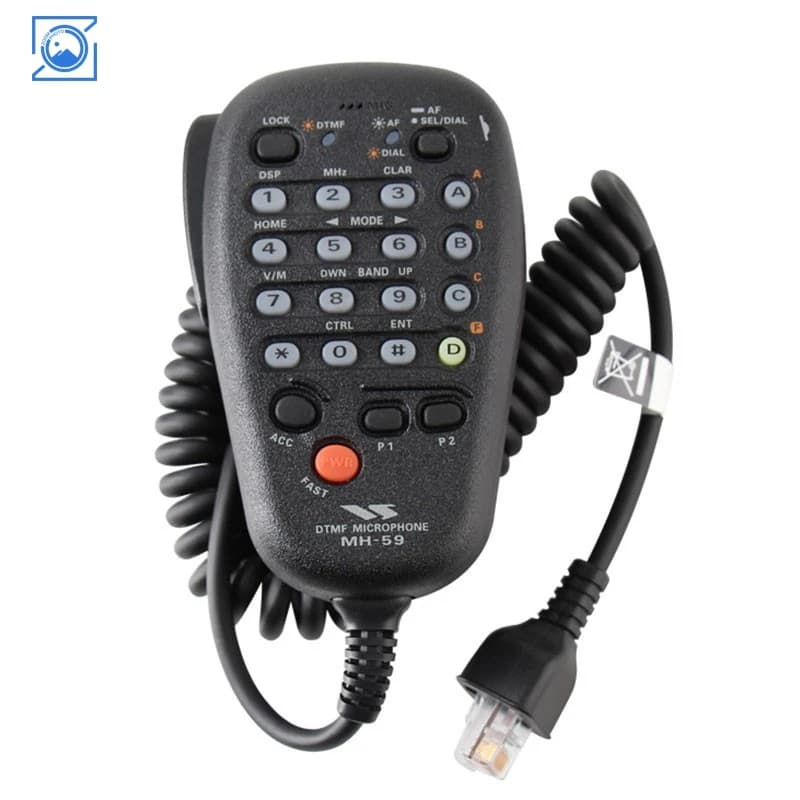 Walkie Talkie Mic MH-59A8J DTMF Radio Microfono Microfono portatile per radio YAESU FT-857D/FT-897D