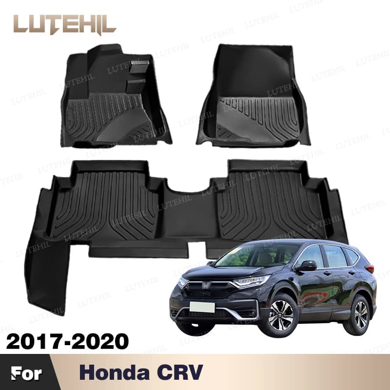 Custom TPE Car Floor Mat For Honda CRV 2017-2020 19 18 Carpet Cover Waterproof Non-slip Interior Protector Accessories parts