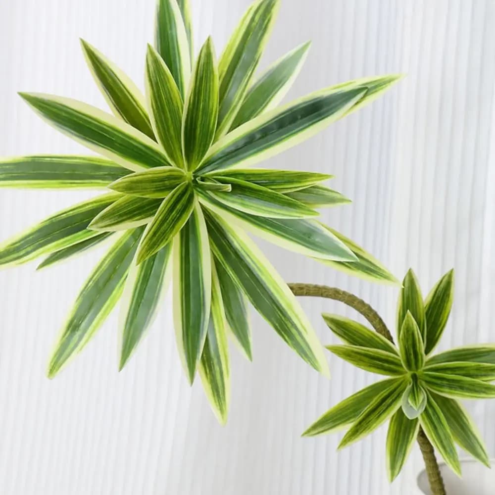 Photography Props Large Artificial Plants Branch Elegant Realistic Fake Bamboo Leaves Real Touch Green Plants Home Wedding Decor