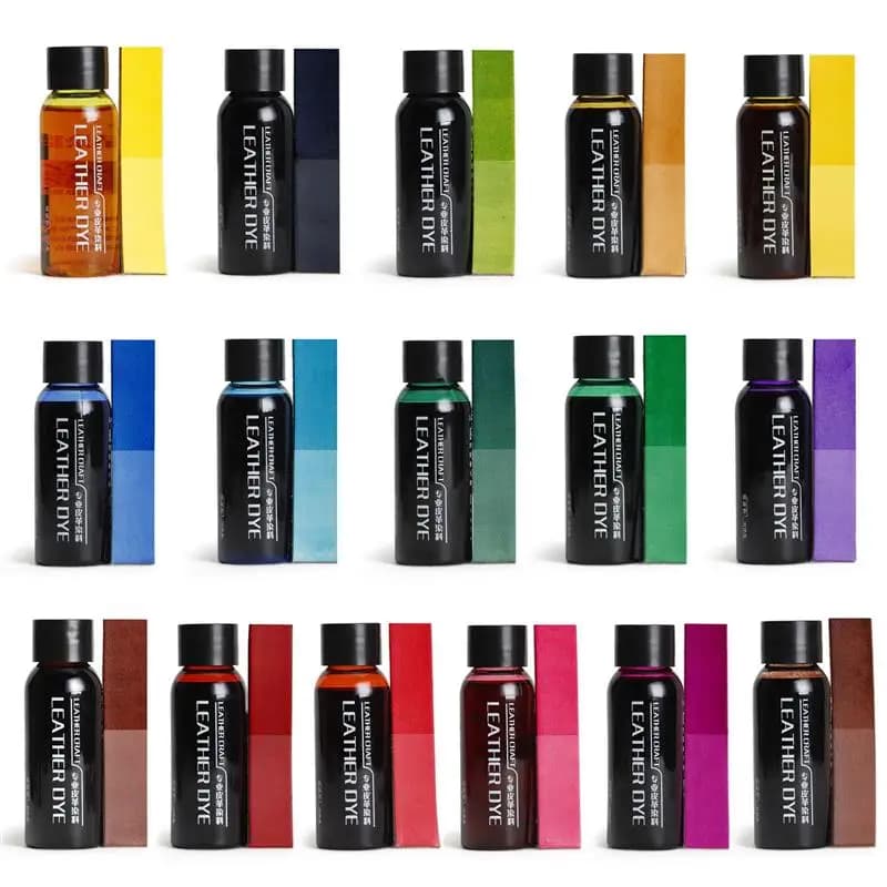 Professional Leather Paint Series Oil Dye Dressing Leather Pigment Color Coats Leather Finish Supplies DIY Leather Craft Dye