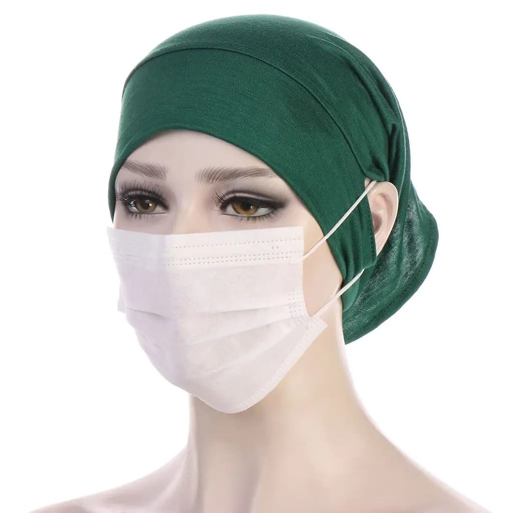 for Hijabs Accessories Bandanas Cap Islamic Scarf Hat Undercap with Ear Hole Hijab Caps Women's Hijab