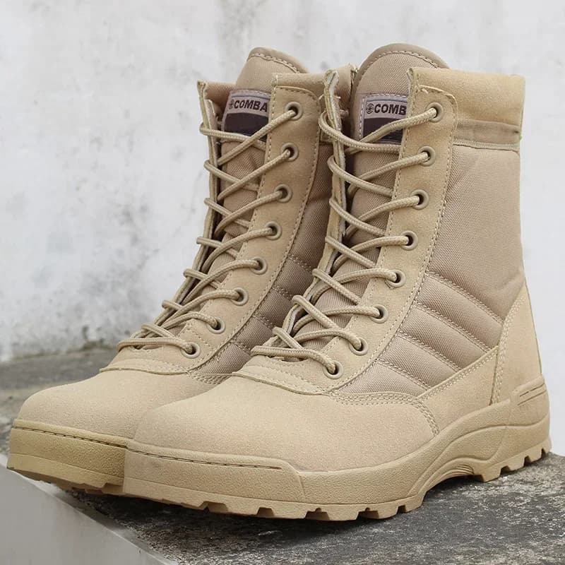 Stivali da uomo Forze speciali Desert Combat Army Boot Stivali militari tattici Fuori Scarponi da trekking antiscivolo Zapatos De Seguridad De Hombre