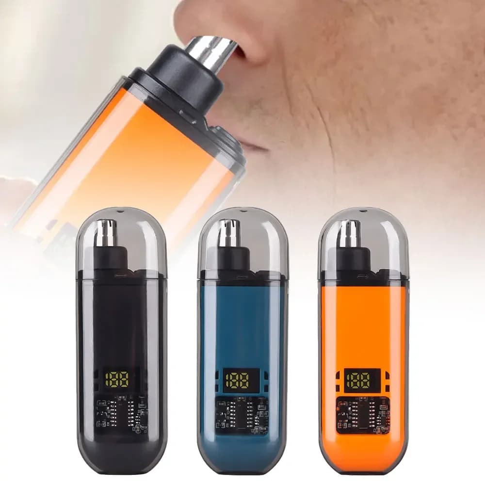 Portable ear and nose 2 electric haircut in 1 2024 Professional painless portable eyebrow for man