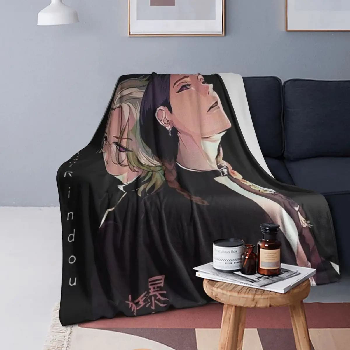 Haitani Brothers Manga Collage Blanket Soft Warm Flannel Throw Blanket Cover for Bed Living room Picnic Travel Home Sofa