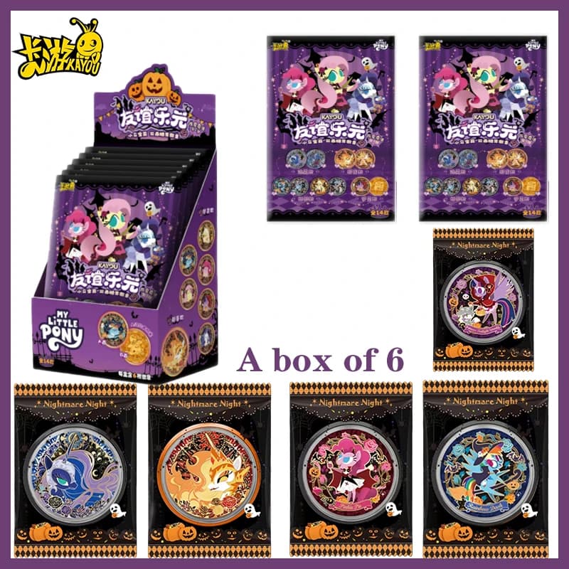 Nuovo Distintivo in Latta Bifacciale My Little Pony, Serie Kayou Cute Magic 1, Pin Badge Anime, Ornamento da Appendere, Regalo per Bambini