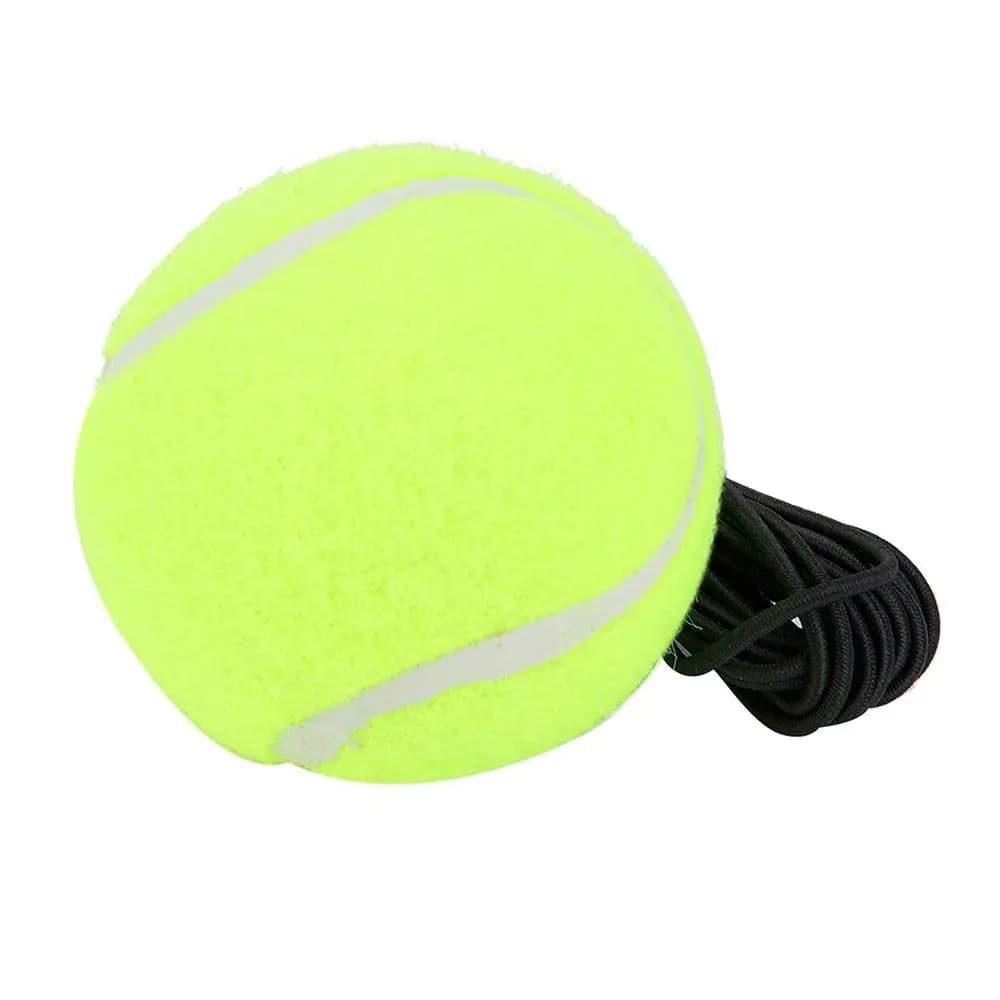 Palla da Tennis con Corda Elastica per Allenamento, Palla Rimbalzante Gialla Regolabile, Palla da Tennis per Principianti