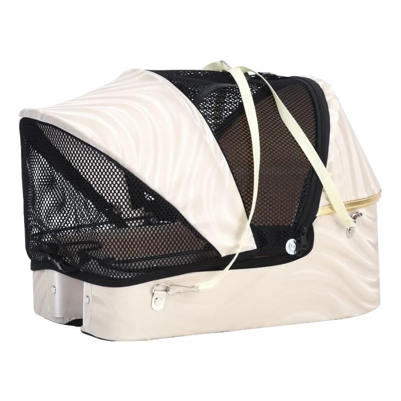 Foldable Bike Dog Basket Carrier for Mountain Road Cycling Pet Seat with Safety Leash cat backpack carrier