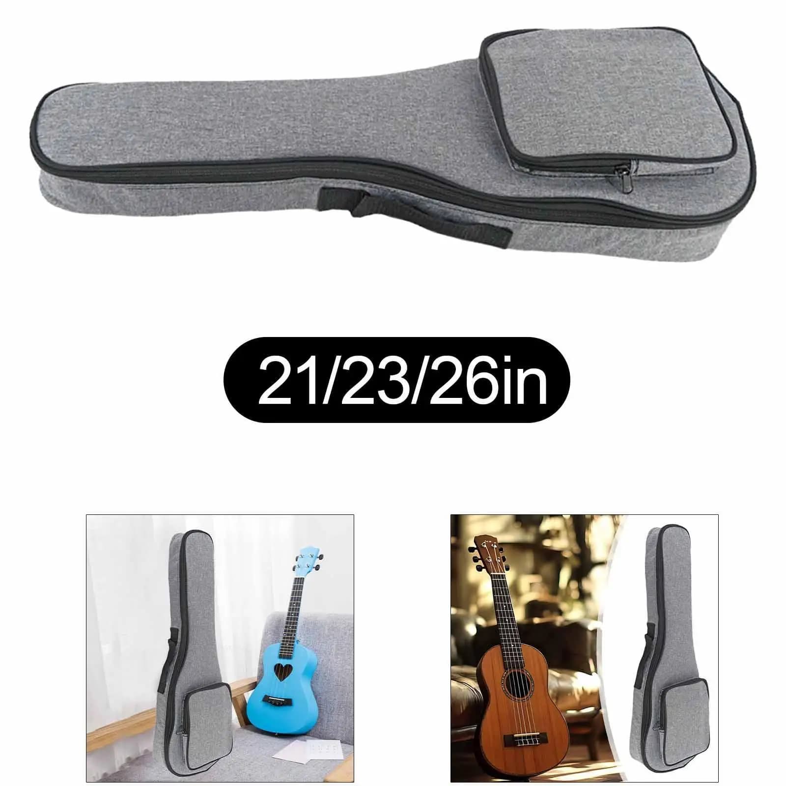 Borsa per ukulele Borsa da trasporto con tasca per accessori Protezione Accessori musicali