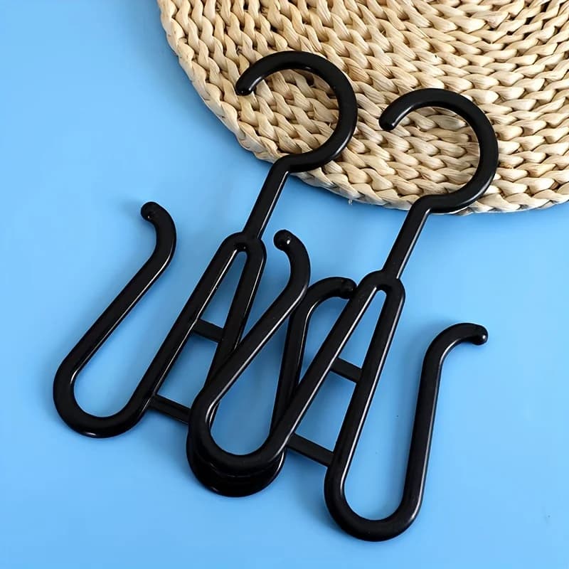 Black hooks to store wigs - Set of 1/2/3/5/10/15 pieces to organize and store wigs
