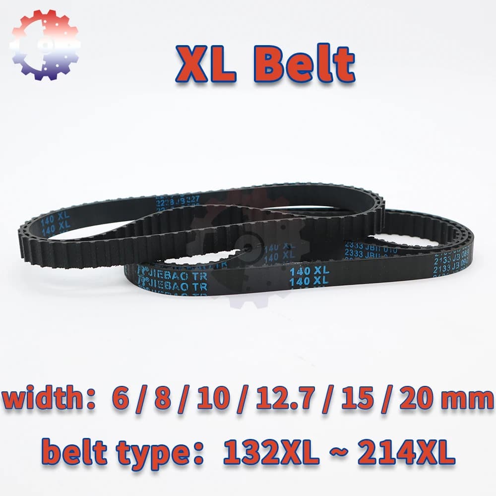 Cinghia dentata XL da 132XL a 214XL Larghezza cinghia 6mm 8mm 10mm Cintura in gomma XL 12,7mm 15mm 20mm Cintura sincrona XL Cinghie ad anello chiuso XL