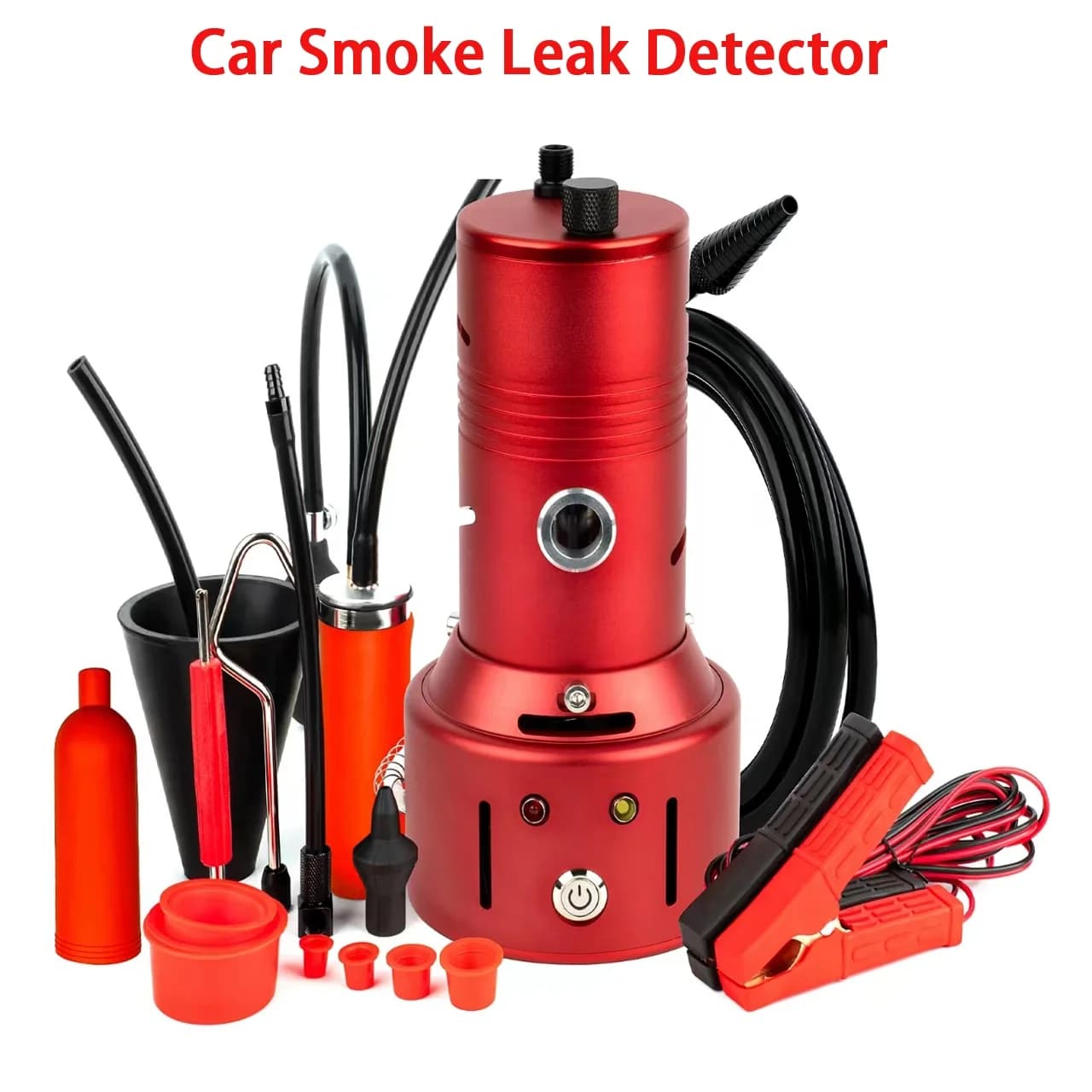 Rilevatore di perdite di fumo per auto 12V Automotive senza pompa Sistema EVAP Perdite Localizzatore di perdite di gas Strumento diagnostico per generatore di tubi dell'olio