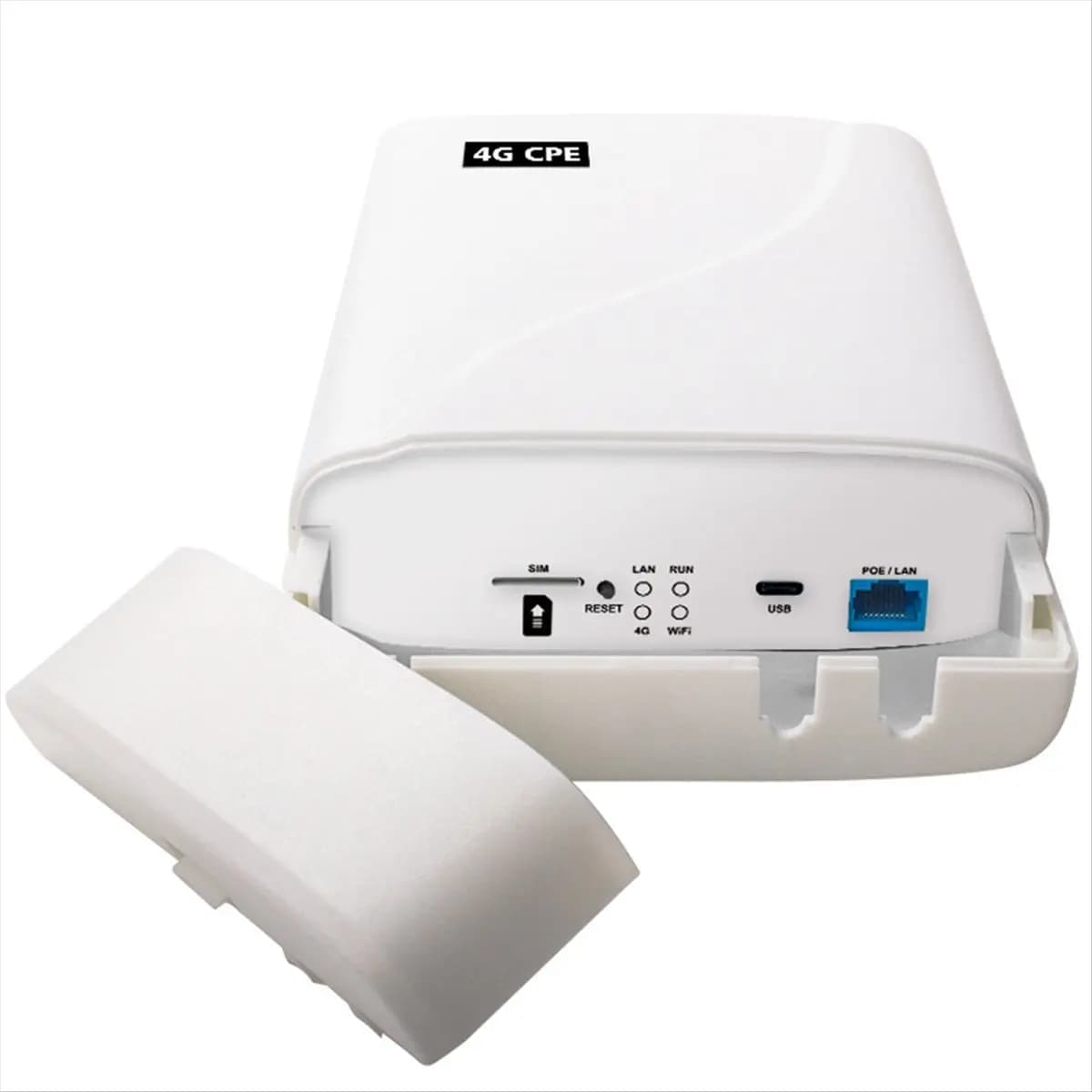 Persevering- Router Wifi 4G CPE esterno impermeabile 300Mbps Wireless a Wired Router wireless 4G Ripetitore Wifi Alimentazione POE Spina americana