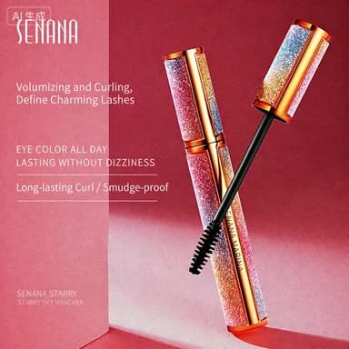4D black eyeliner, waterproof, thin, for dark eyes, curls, thick, natural, easy to apply, durable, dark yellow eyes and showy