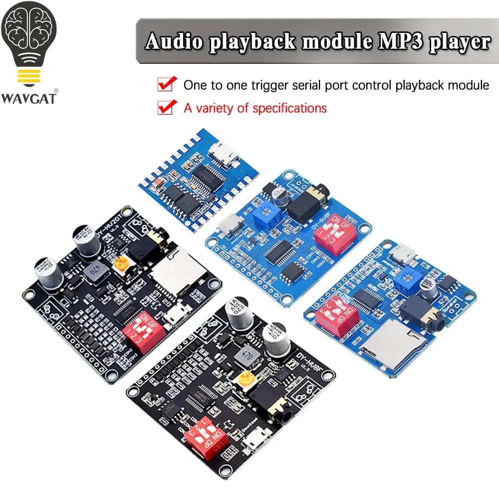 DY-HV8F 10W 20W 12V 24V DY-HV20T Electronic Voice Reproduction Module Edge Control for Arduino