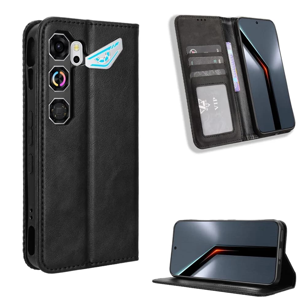 Custodia di lusso a portafoglio in pelle PU con chiusura magnetica per ZTE Nubia Neo 5 GT - Borse per telefono ZTE Nubia Neo 5GT