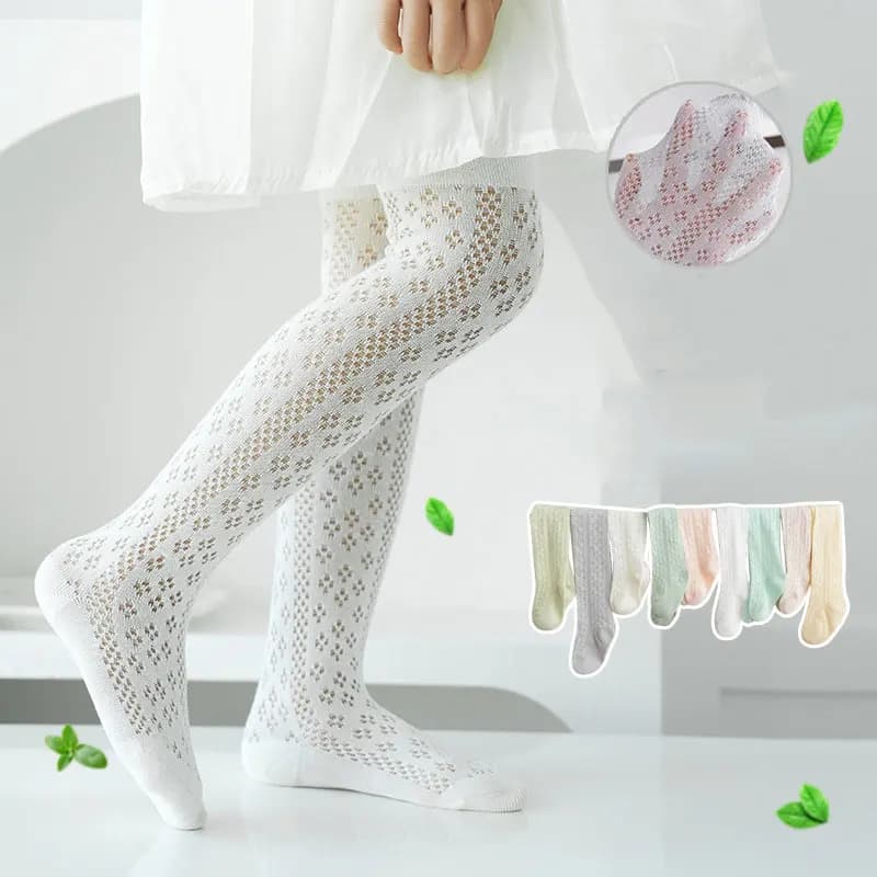 Girls Tights 2025 Summer Breathable Pantyhose for Kids Ultra-thin Children's Leggings Baby Ballet Tights Toddler Pantis Clothing