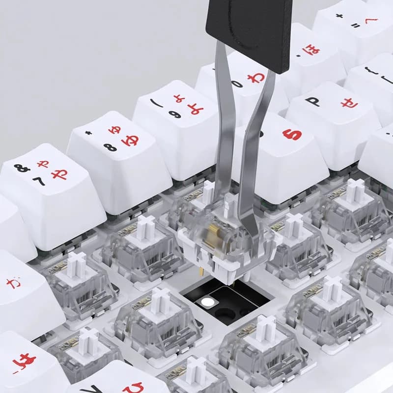 Keys Extractor for Mechanical Keyboard 2-in-1, Universal Removal of Keys and Pins, Cleaning and Replacement Tool for Keyboards