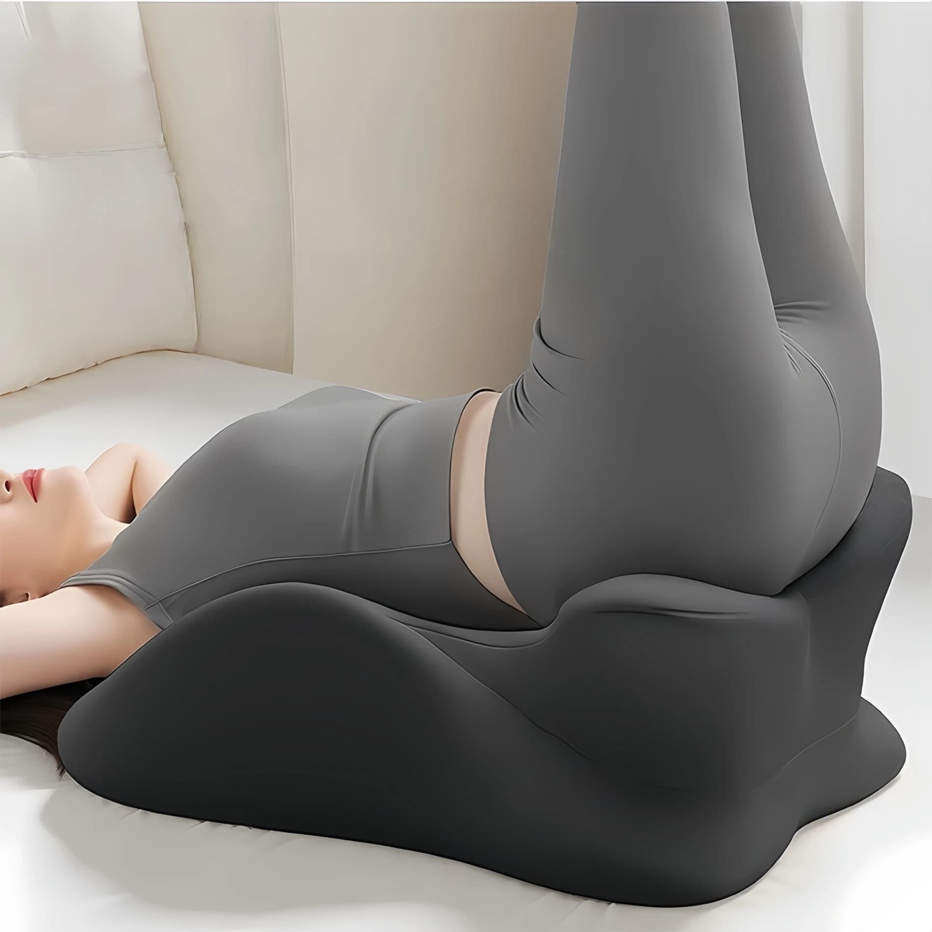 Cuscino di supporto ergonomico multifunzionale | Cuscino per dormire, lettura, gambe e schienale in memory foam per il rilassamento del letto