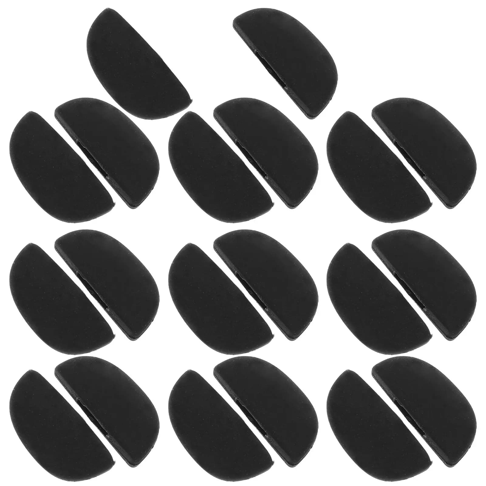 10 Pairs Eyeglass Glasses Antislip Nose Pads for Spectacle Black Eyeglasses Sunglasses