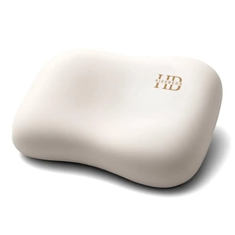 Side Sleeper Pillow Soft Ergonomic Cervical-Neck-Pillow for Neck Pain Relief Ice Silk Zipperless Pillowcase Eco Friendly and Du
