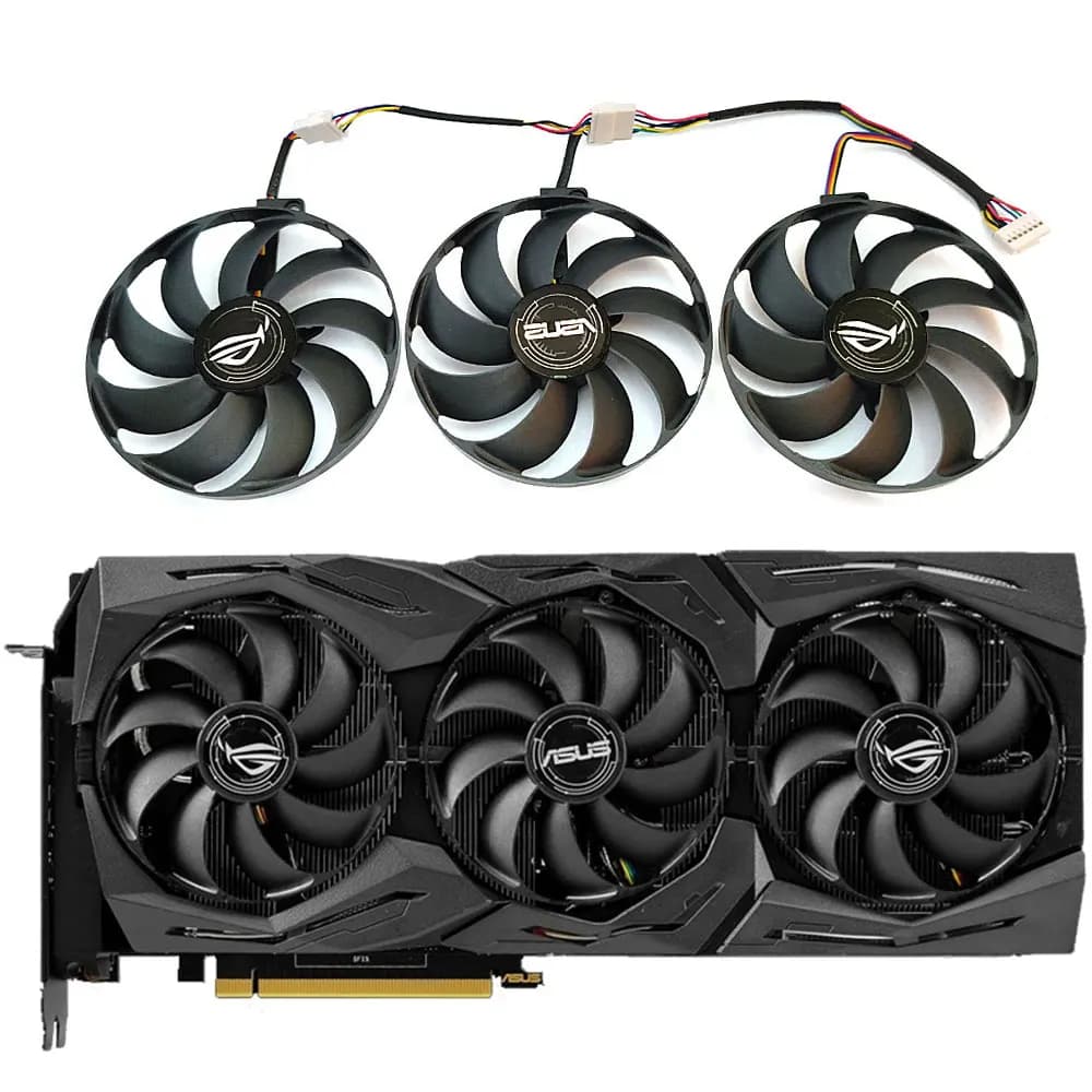 NUOVO 1SET T129215SU FDC10H12S9-C RTX 2080 Ti GPU Ventola Per ASUS ROG-STRIX-RTX 2080 2080Ti 2080S 2070S GAMING ventola di raffreddamento della scheda Video