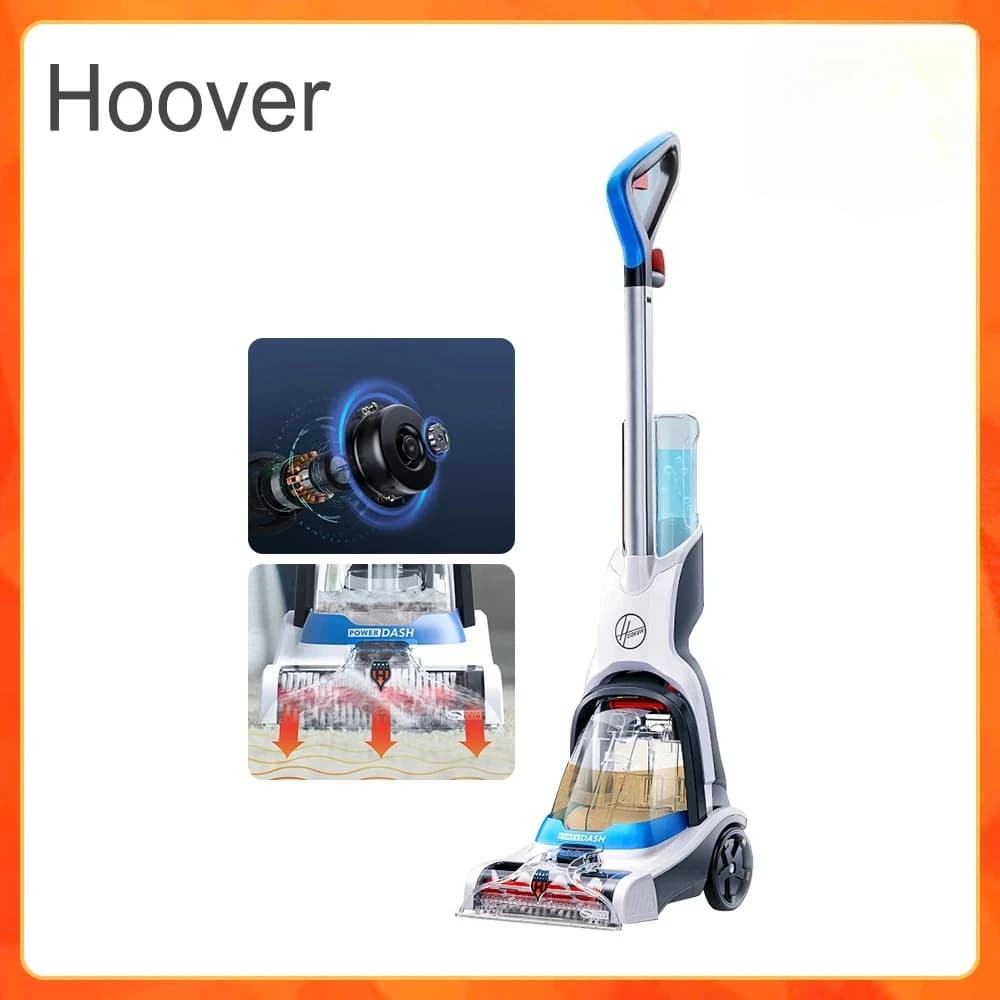 HOOVER Professional Upright Deep Carpet Vacuum Cleaners Cable Version FH50700 15000Pa-CA Spot Cleane Hot Wind Washing Machine