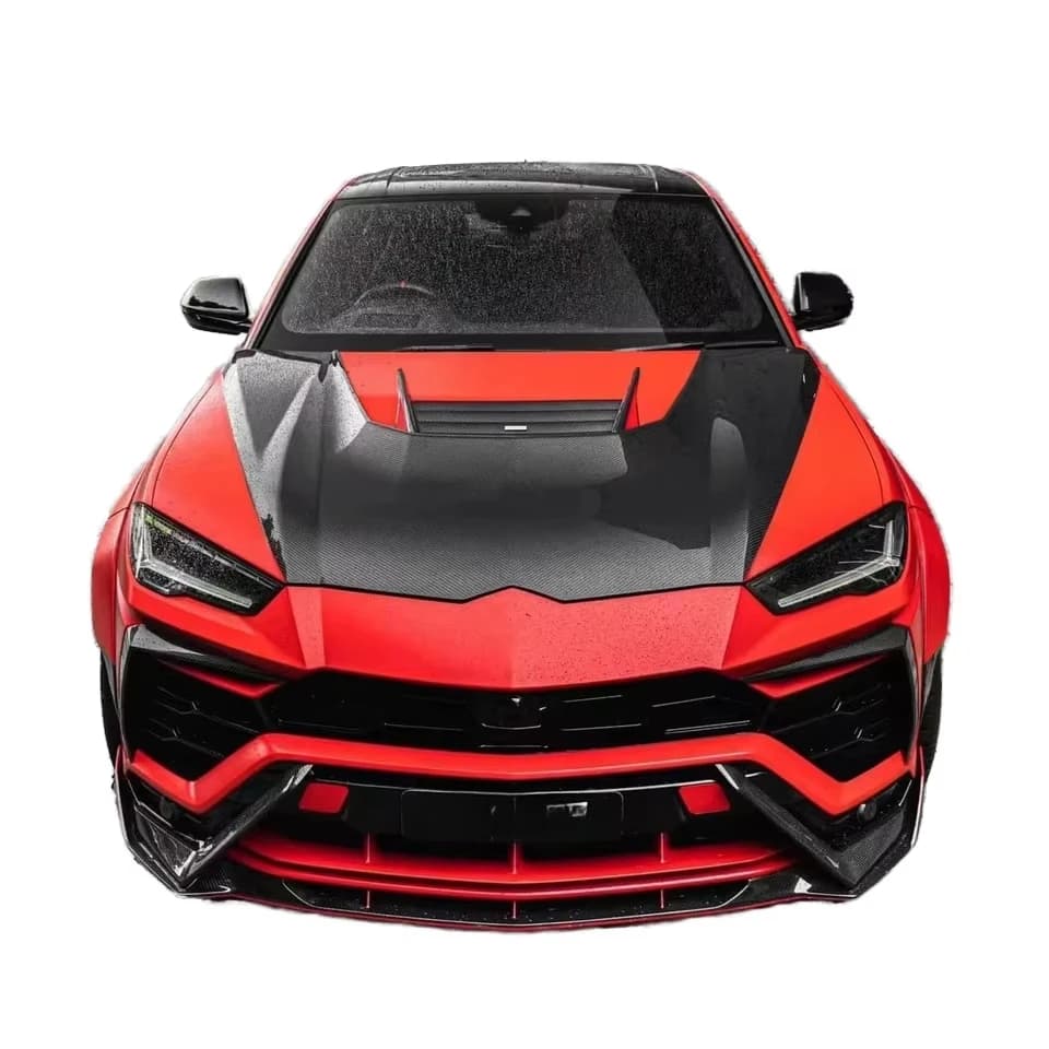 Per Lamborghini URUS Kit corpo in fibra di carbonio a secco l'URUS Aggiorna il cofano spoiler per arco ruota con diffusore a labbro anteriore in stile Vors