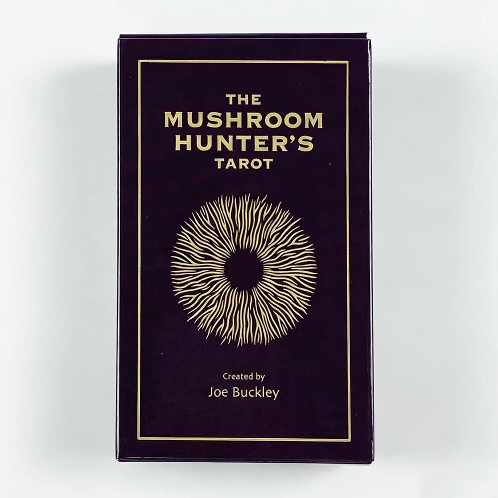 Nuove carte dei tarocchi The Mushroom Hunter da 12x7 cm per principianti con guida in carta, perfette per la guida spirituale e per collezionisti