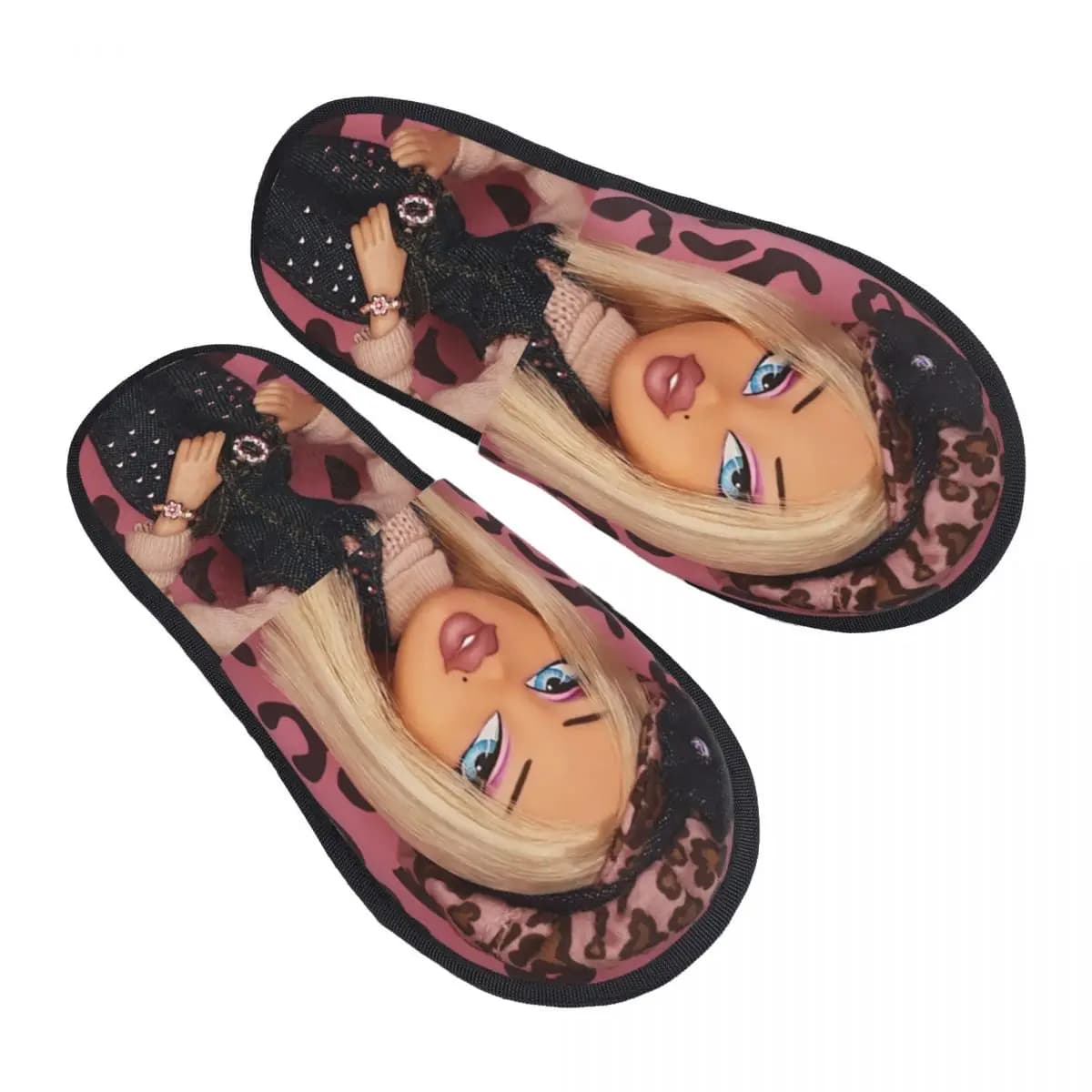 Bratz Rock Angelz Bob guest Slippers for women at the hotel Bratzdolls home with custom print