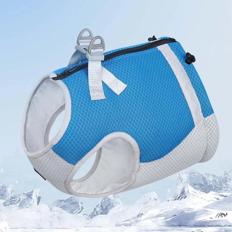Vestiti per cani Gilet rinfrescante per animali domestici Imbracatura per vestiti estivi per cani asciugatura rapida