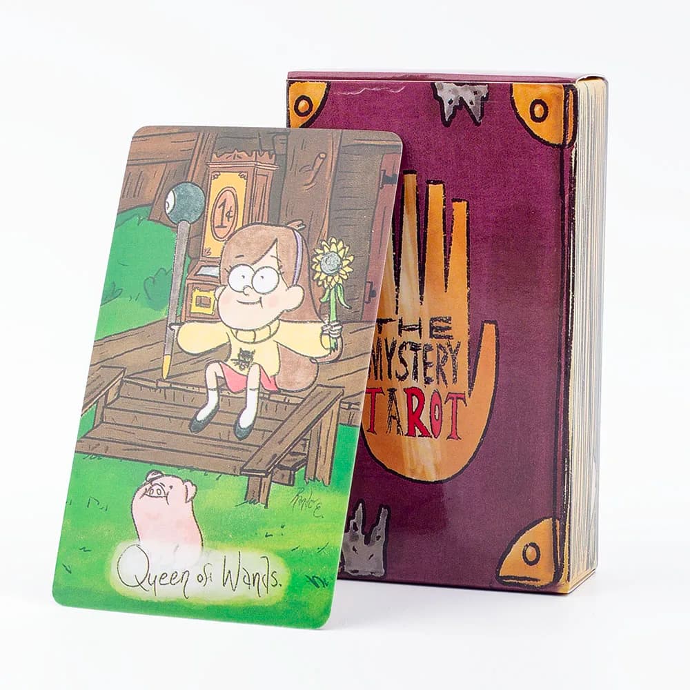 Il Mistero Tarocchi 78 Mazzo di carte per la Divinazione Misteriosa Regalo per feste in famiglia Versione inglese Oracle 10.3x6cm Gioco da tavolo
