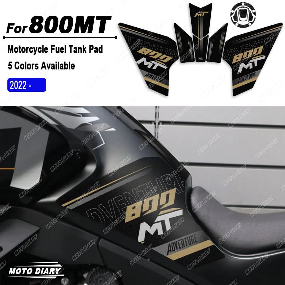 For CFMoto 800MT 800 mt Moto Relief Carro Armed Fuel Sticker Motocross Ginocchio Grip Traction Decalcomanie Protection Waterproof