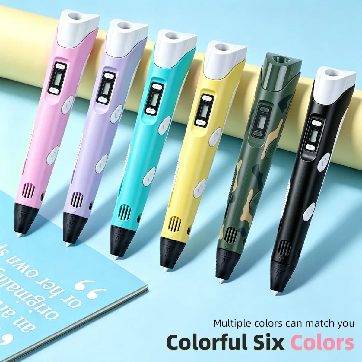 NEW 3D Pen Set DIY 3D Printing Pen Set With Filament PLA Creative Educational Toy for Kids Christmas Birthday Gift for Baby