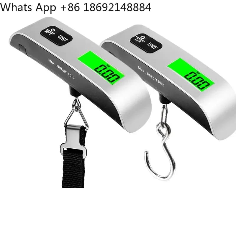 Mini Portable Scale High Precision Electronic Luggage Scale for Travel Household Food Weighing Spring Scale