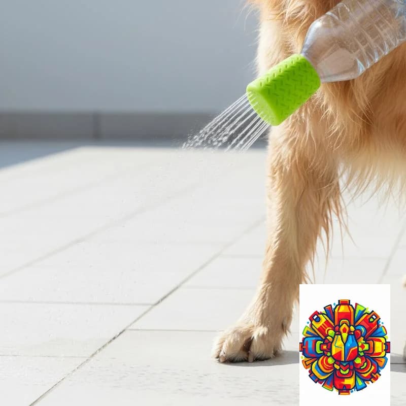 Portable Silicone Pet Bathing Sprinkler Bottle Cap Shower Head Ideal for Road Trip Camping Pet Grooming Use