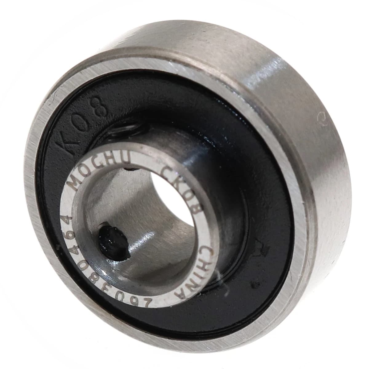 MOCHU 8mm K08 CK08 8x22x7 Cuscinetto a inserto con bloccaggio a vite Anello esterno cilindrico Anello esterno sferico