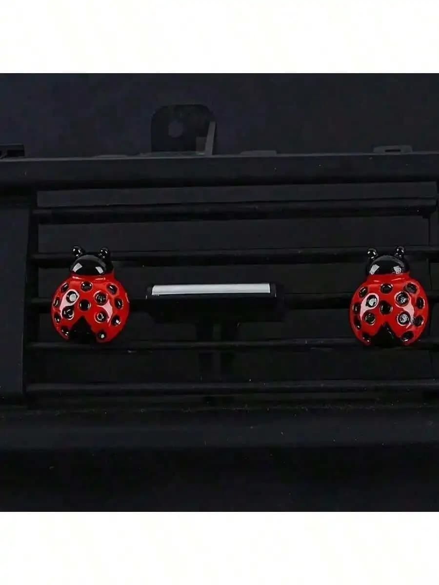 2 pezzi di clip per presa d'aria per auto Ladybug, accessori decorativi per adulti