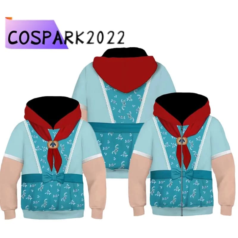 Felpa con Cappuccio Holly Wheeler Cosplay ST 2025 Fantasia, Giacca con Cappuccio Stampata in 3D, Felpa Casual, Streetwear, Pullover, Costume